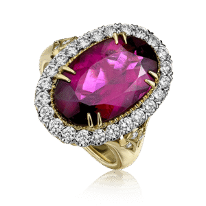 Rubellite Cocktail Ring