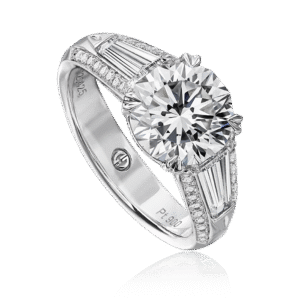 Crisscut® Round Diamond Ring