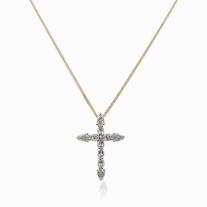 Love Luxe L’Amour Crisscut® Diamond Cross Pendant