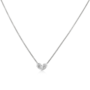 Love Luxe L’Amour Crisscut® Pear-Shape Diamond Heart Pendant
