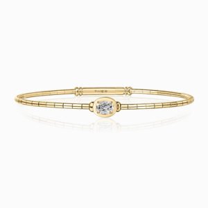Love Luxe L’Amour Crisscut® Oval Diamond Cuff Bracelet
