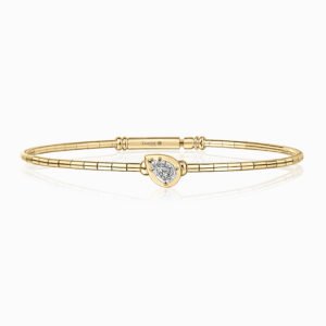 Love Luxe L’Amour Crisscut® Pear-Shape Diamond Cuff Bracelet