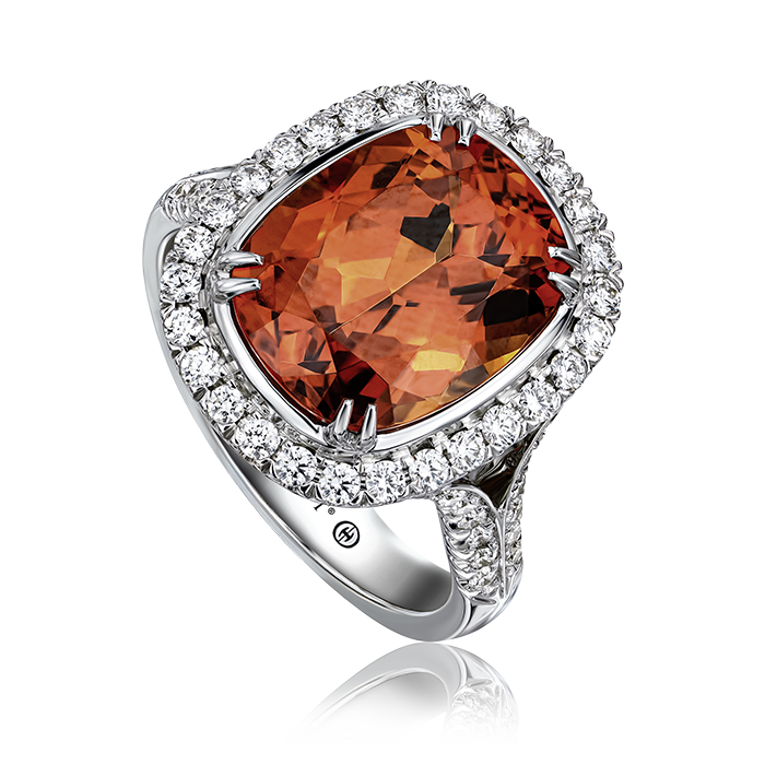 Mandarin Garnet Statement Ring