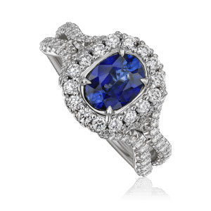 Sapphire and Diamond Ring