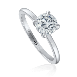 Crisscut® Round Diamond Solitaire Ring