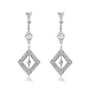 Art Deco Diamond Earrings