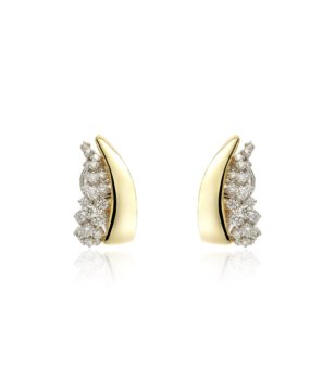 Golden Strada Clip Earrings